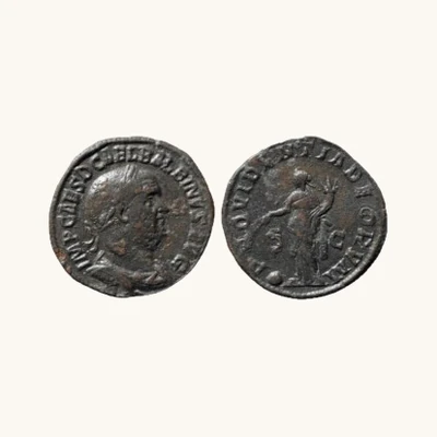 Balbinus – Sestertius, Rome AD 238 – PROVIDENTIA – Rare – Certificate of Authenticity - vue 1